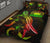 Samoa Polynesian Quilt Bed Set - Turtle With Blooming Hibiscus Reggae - Polynesian Pride