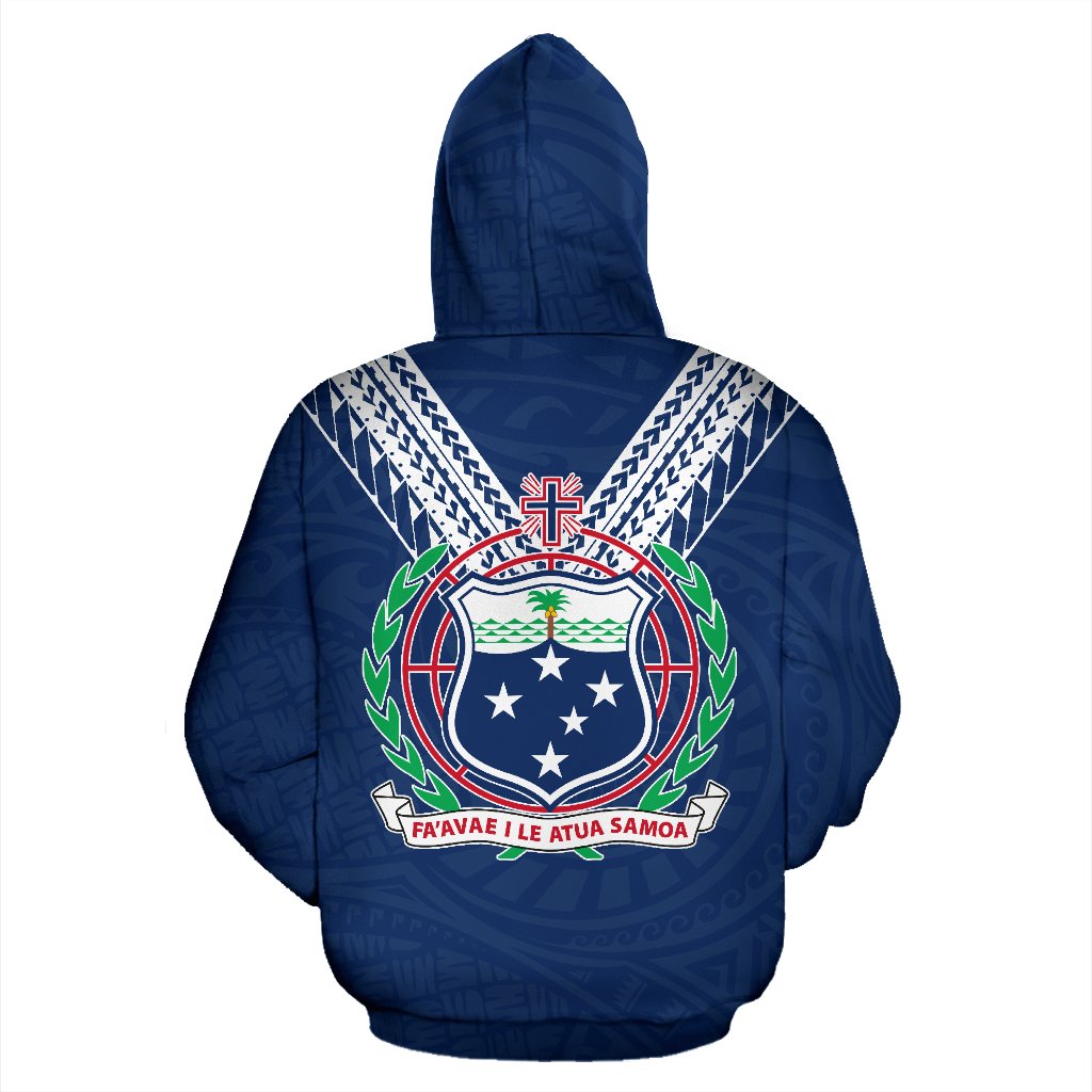 Samoa Polynesian All Over Hoodie - Polynesian Pride