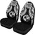 Tonga Polynesian Car Seat Covers Pride Seal And Hibiscus Black - Polynesian Pride