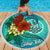 Tahiti Beach Blanket - Custom Personalised Tropical Flowers Style - Polynesian Pride