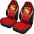 Tonga Polynesian Car Seat Covers - Red Pattern - Polynesian Pride