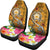 Samoa Car Seat Covers - Turtle Plumeria (Gold) - Polynesian Pride