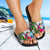 Guam Slide Sandals - Turtle Plumeria Banana Leaf - Polynesian Pride