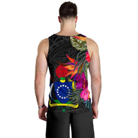 Cook Islands Men's Tank Top - Polynesian Hibiscus Pattern - Polynesian Pride