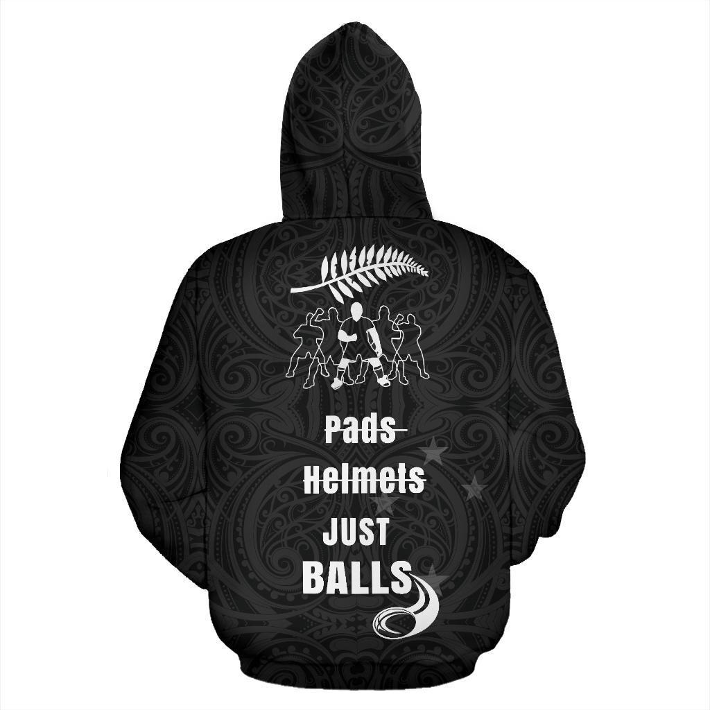 New Zealand Maori Haka Rugby Sayings Hoodie 02 - Polynesian Pride
