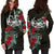 Marquesas Islands Hoodie Dress - Marquesas Islands Tiki Face Hibiscus - Polynesian Pride