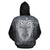 Maori Moko Warface 3D Denim Zip Hoodie - Polynesian Pride