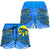 Palau Polynesian Women's Shorts - Palau Flag with Polynesian Tattoo - Polynesian Pride