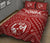 Tonga Quilt Bed Set - Tonga Seal With Polynesian Tattoo Style (Red) - Polynesian Pride