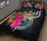 Fiji Polynesian Quilt Bed Set - Tropical Flower - Polynesian Pride