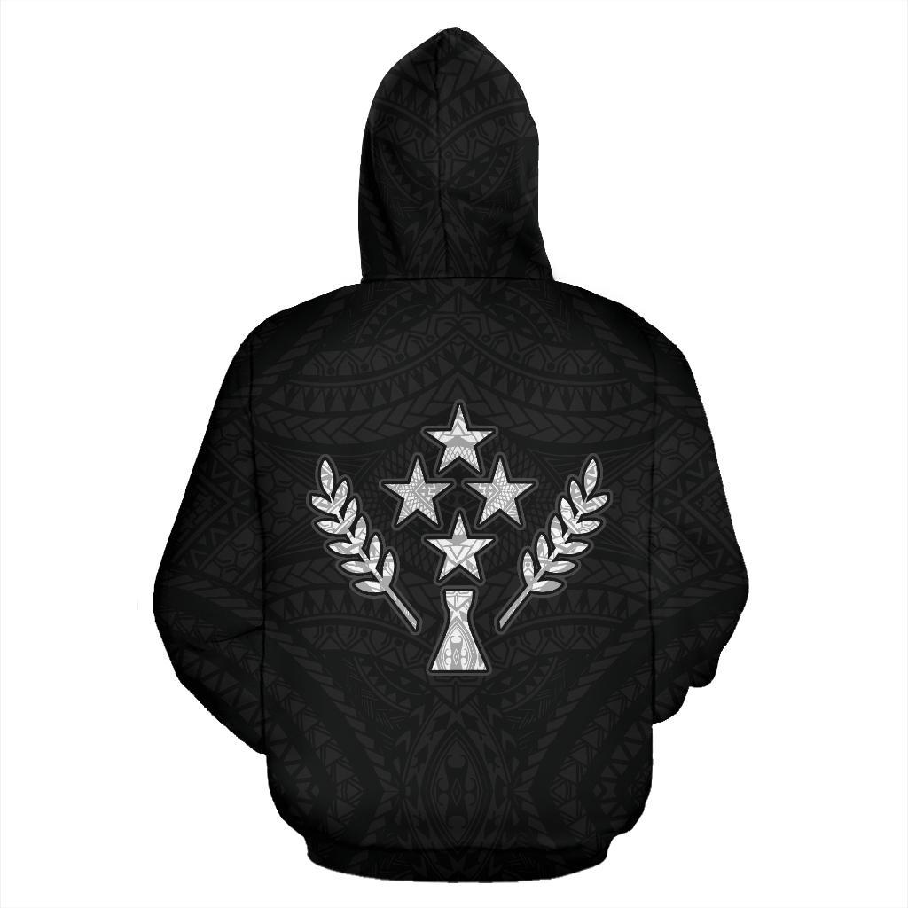 Kosrae Polynesian Custom Zip up Hoodie Micronesia Kosraean Warrior - Polynesian Pride