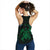 Hawaii Kakau Polynesian Turtle Map Women's Racerback Tank - Green - Ohana Style - Polynesian Pride