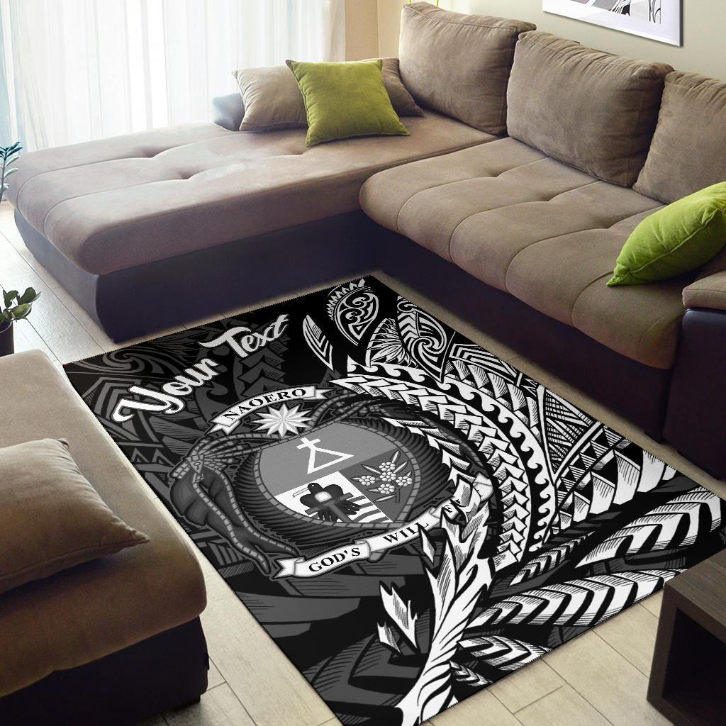 Nauru Area Rug - Custom Personalised Wings Style - Polynesian Pride