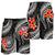 American Samoa Polynesian Men Shorts - Black Plumeria - Polynesian Pride