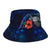 Yap Polynesian Bucket Hat - Blue Turtle Hibiscus - Polynesian Pride