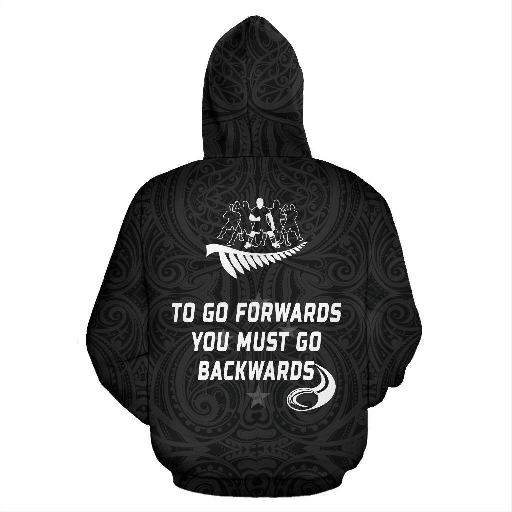 New Zealand Maori Haka Rugby Sayings Hoodie - Polynesian Pride