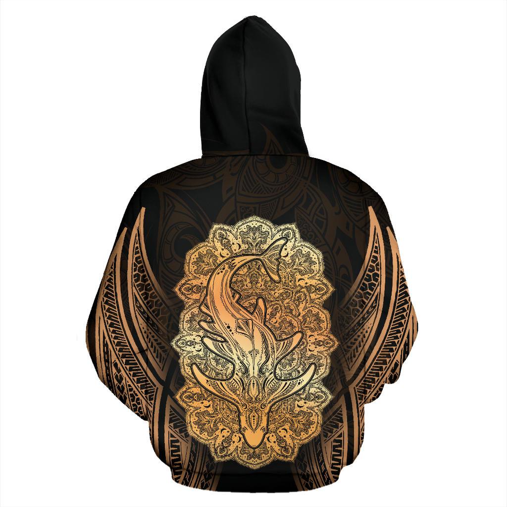 Wild Shark Polynesian Hoodie - Polynesian Pride