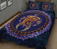 Hawaii Turtle Polynesian Tropical Quilt Bed Set - Jan Style - AH - Polynesian Pride