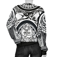 Polynesian Women's sweaters - Guam Flag, Seal with Maui Moana Tattoo - Polynesian Pride