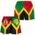 Vanuatu Polynesian Women's Shorts - Vanuatu Flag and Coat Of Arms - Polynesian Pride