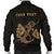 Hawaii Kakau Polynesian Anchor Personalized Men's Bomber Jacket - Gold - Polynesian Pride