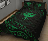 Kanaka Quilt Bed Set - Green - Frida Style - Polynesian Pride