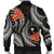 Chuuk Micronesian Men Bomber Jacket - Black Plumeria - Polynesian Pride