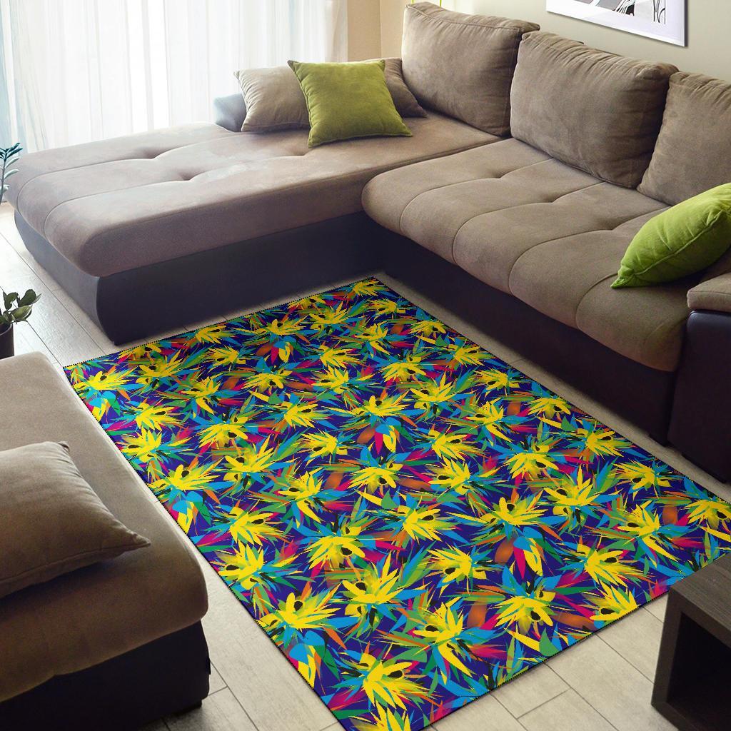 Tropical Pattern Mix Rug - Polynesian Pride
