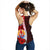 Tahiti Polynesian Women's Racerback Tank - Coat Of Arm With Hibiscus - Polynesian Pride