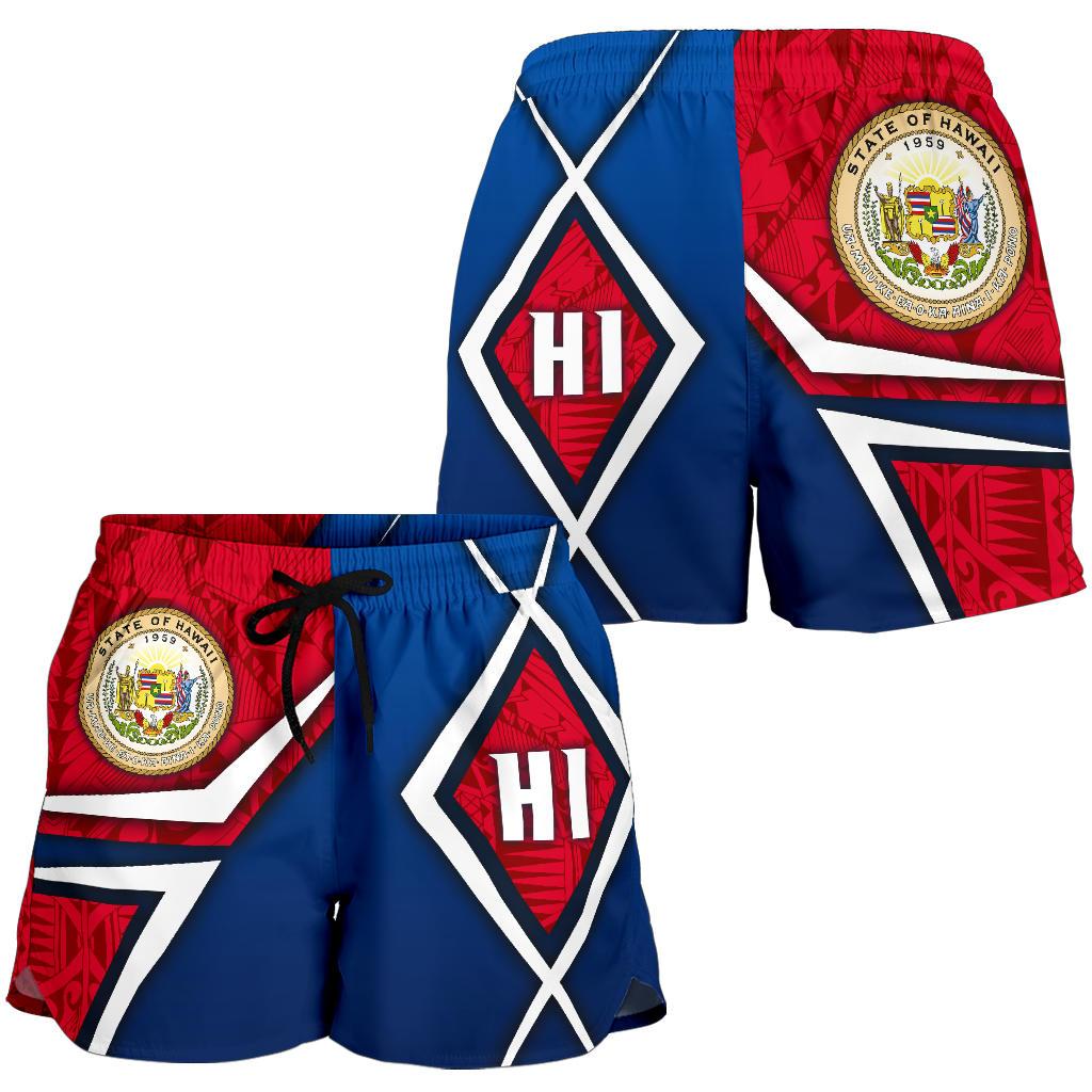 Polynesian Hawaii Women Shorts - Hawaii Seal - Polynesian Pride