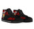 Mate Ma'a Tonga Rugby High Top Shoe Polynesian Unique Vibes - Red - Polynesian Pride