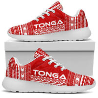 Tonga Sporty Sneakers - Polynesian Chief Flag Version - Polynesian Pride