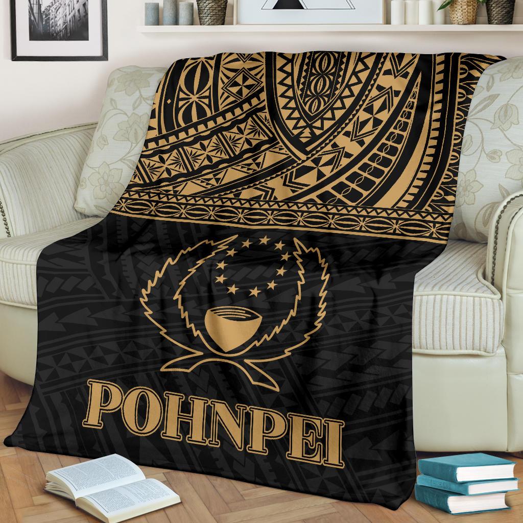 Pohnpei Premium Blanket - Micronesian Gold Version - Polynesian Pride