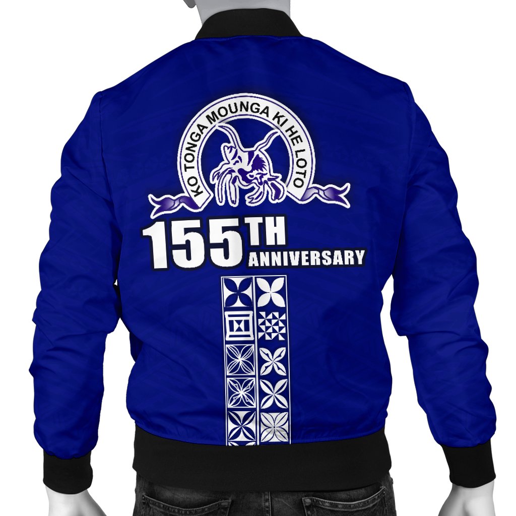 Tupou College Men Bomber Jacket Toloa Tonga - Polynesian Pride
