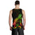 Samoa Polynesian Men Tank Top - Turtle With Blooming Hibiscus Reggae - Polynesian Pride