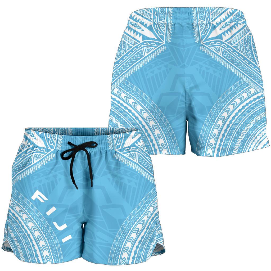 Fiji Women's Shorts - Polynesian Chief Flag Version - Polynesian Pride
