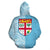 Fijian Zip up Hoodie Fiji Flag Polynesian Tattoo Half Style TH0 - Polynesian Pride