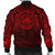 American Samoa Spirit Men's Bomber Jacket (Red) - Polynesian Pride