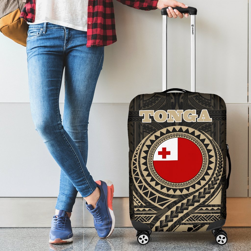 Tonga Polynesian Luggage Cover A7 - Polynesian Pride