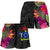 Cook Islands All Over Print Women's Shorts - Polynesian Hibiscus Pattern - Polynesian Pride