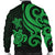 American Samoa Men's Bomber Jacket - Green Tentacle Turtle - Polynesian Pride