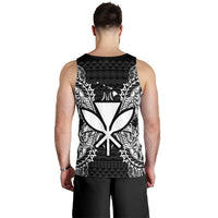 Hawaii Polynesian Men Tank Top Map Black - Polynesian Pride
