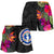 Northern Mariana Islands Women's Shorts - Saipan Hibiscus Polynesian Pattern - Polynesian Pride