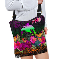 Papua New Guinea Crossbody Boho Handbag - Summer Hibiscus - Polynesian Pride