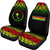 Chuuk Custom Personalised Car Seat Covers - Chuuk Flag Fog Reggae Style - Polynesian Pride