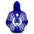 Pohnpei Polynesian ll Over Hoodie Map Blue - Polynesian Pride