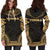 Tonga Women's Hoodie Dress - Polynesian Gold Chief - Polynesian Pride