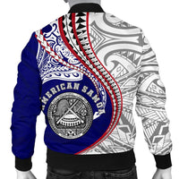 American Samoa Men's Bomber Jacket Kanaloa Tatau Gen AS - Polynesian Pride