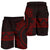 Chuuk Polynesian All Over Print Men's Short - Red Version - Polynesian Pride