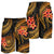 American Samoa Polynesian Men Shorts - Gold Plumeria - Polynesian Pride